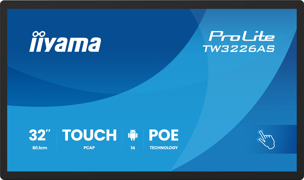IIYAMA 80,1cm (31,5") TW3226AS-B3P 16:9 M-Touch M-HDMI Andr.