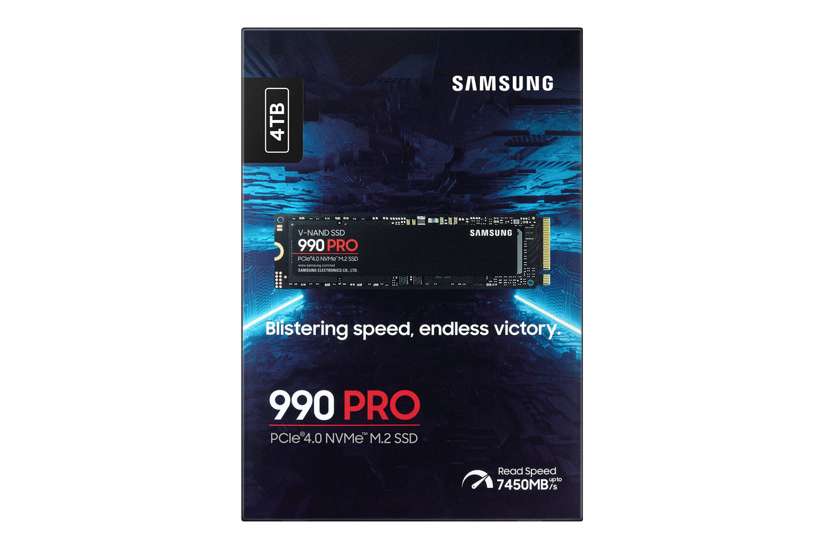 SSD    4TB Samsung  M.2  PCI-E   NVMe Gen4 990 PRO Basic retail
