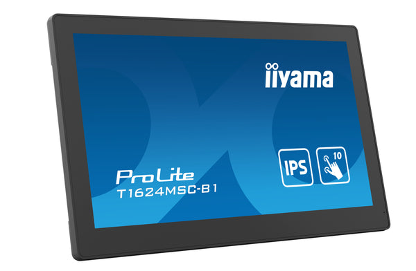 IIYAMA 39.5cm (15,6") T1624MSC-B1   16:9 M-Touch HDMI+USB