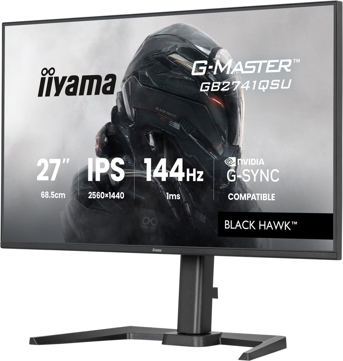 IIYAMA 68.6cm (27")   GB2741QSU-B1  16:9  HDMI+DP+2xUSB IPS