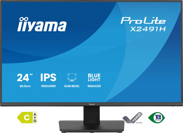IIYAMA 60,5cm (23,8") X2491H-B1 16:9 HDMI+DP IPS
