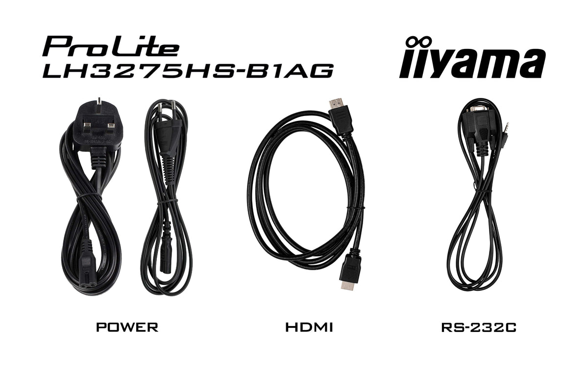 IIYAMA 80.0cm (32") LH3275HS-B1AG 16:9 3xHDMI+DP+2xUSB IPS retail