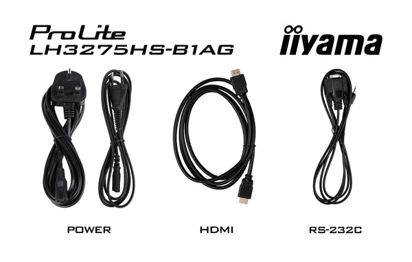 IIYAMA 80.0cm (32") LH3275HS-B1AG 16:9 3xHDMI+DP+2xUSB IPS retail
