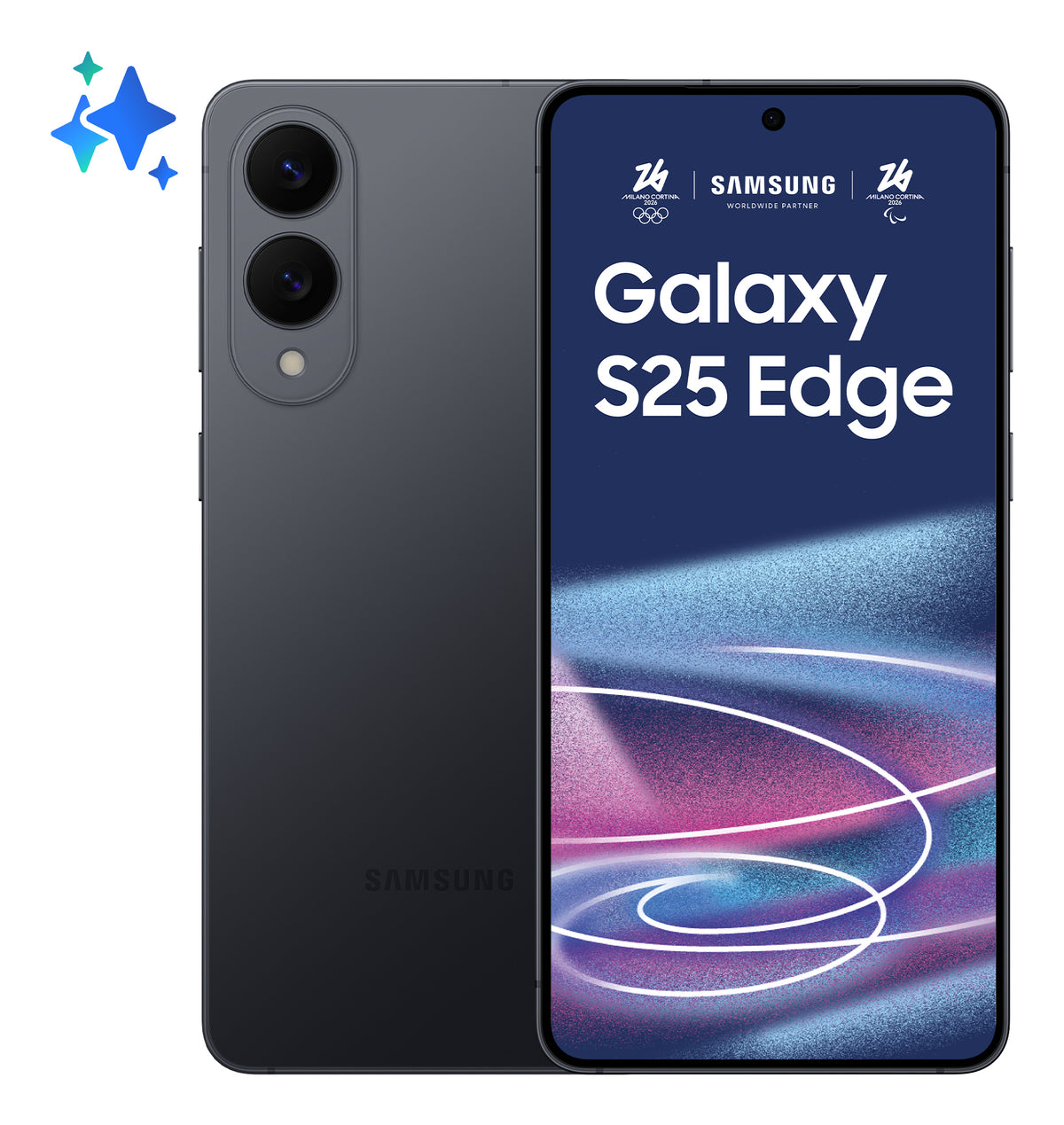 Samsung Galaxy S25 Edge 256GB Black 6.72" 5G (12GB) EU Model Android