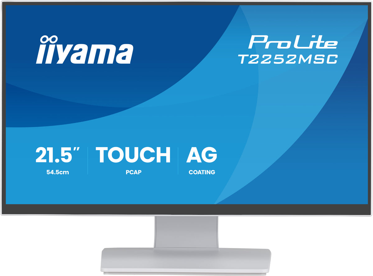 IIYAMA 54.5cm (21,5") T2252MSC-W2AG 16:9 Touch HDMI+DP+2xUSB