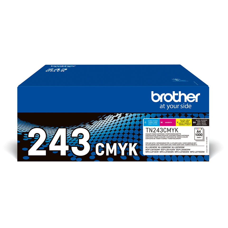 Toner Brother TN-243CMYK  HL-L32XX/DCP-L35XX/MFC-L37XX
