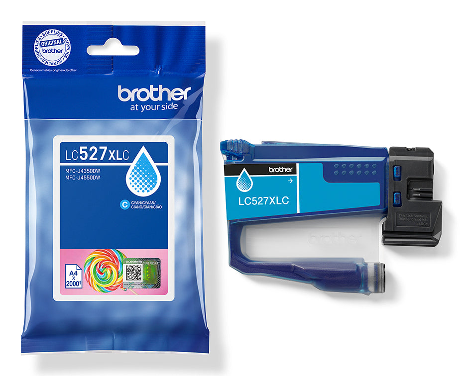 Patrone Brother LC-527XLC Cyan  MFCJ4350DW/4550DW