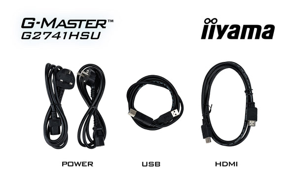 IIYAMA 68.6cm (27")   G2741HSU-B1  16:9  HDMI+DP+2xUSB IPS