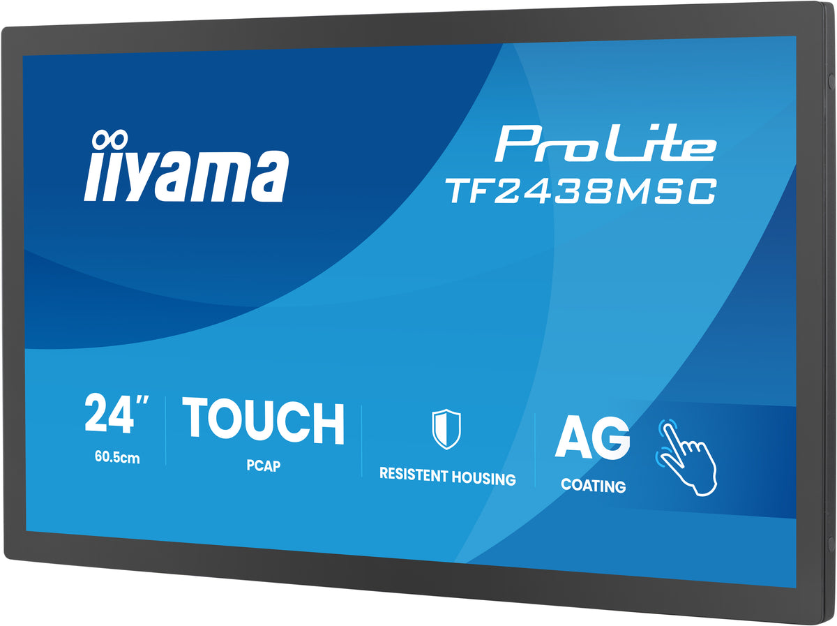 IIYAMA 60.5cm (23,8") TF2438MSC-B2 16:9 M-Touch HDMI+2xUSB