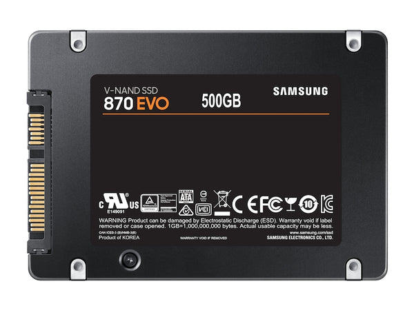 SSD  500GB Samsung  2,5" (6.3cm) SATAIII   870 EVO retail