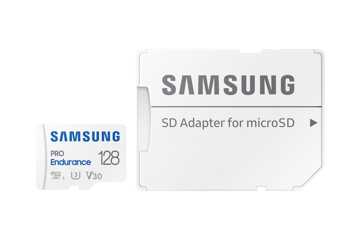 SD MicroSD Card 128GB Samsung SDXC PRO Endurance   (Class10) retail