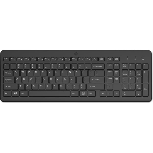 HP 225 Wireless Tastatur Schwarz Layout Deutsch