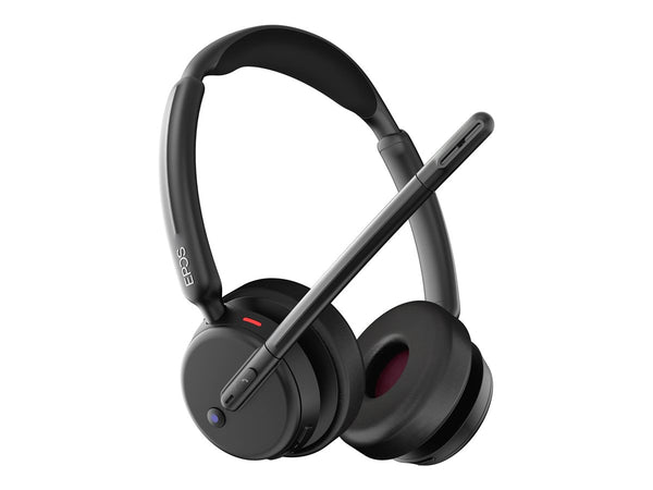 EPOS IMPACT 500 MS UC ANC WL USB-C+A Stereo On-ear Bluetooth Headset inkl. ANC BT-Dongle USB-A Adapter Teams zertifiziert