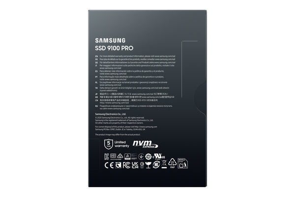 SSD    1TB Samsung  M.2  PCI-E   NVMe Gen5 9100 PRO Basic retail
