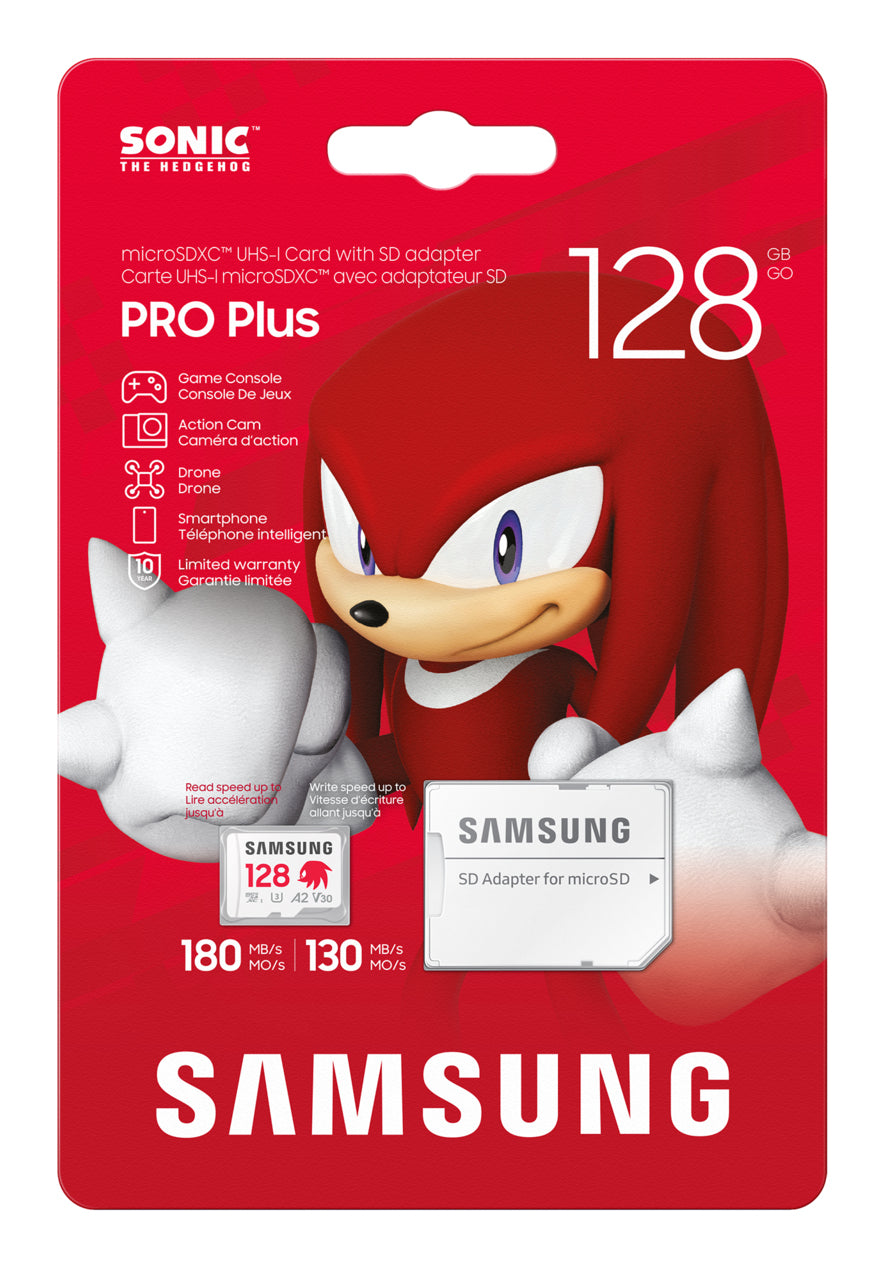 SD MicroSD Card 128GB Samsung Sonic inkl. Adapter  (Class10) retail