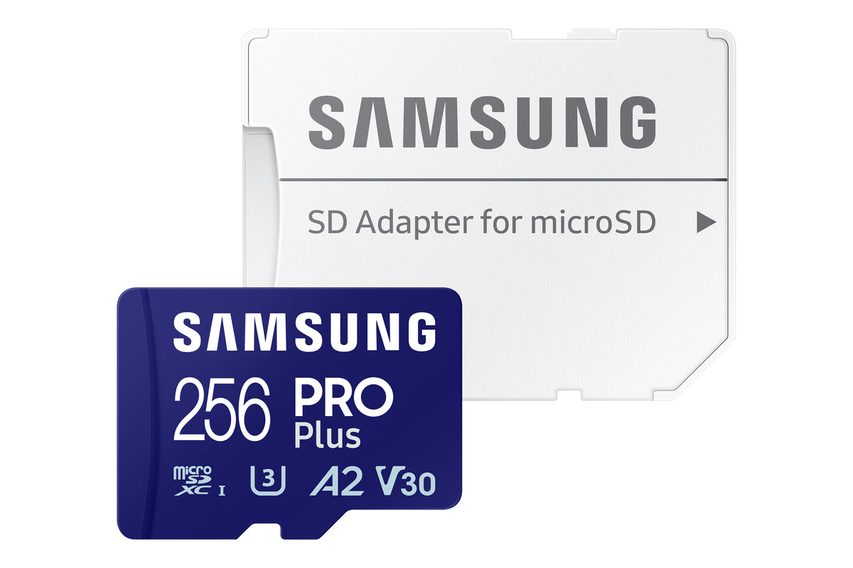 SD MicroSD Card 256GB Samsung SDXC PRO Plus (2023) (Class10) retail
