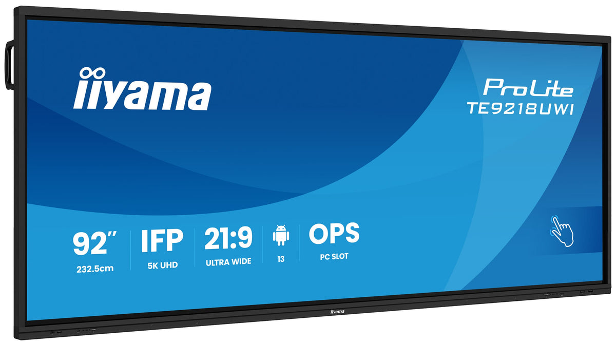 IIYAMA 232.5cm(91.5") TE9218UWI-B1AG 21:9 M-Touch HDMI+USB-C (Speditionsversand)