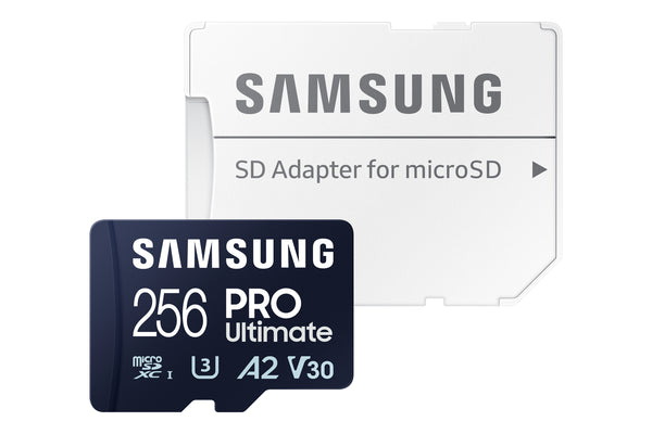 SD MicroSD Card 256GB Samsung SDXC PRO Ulti. Adapt.(Class10) retail