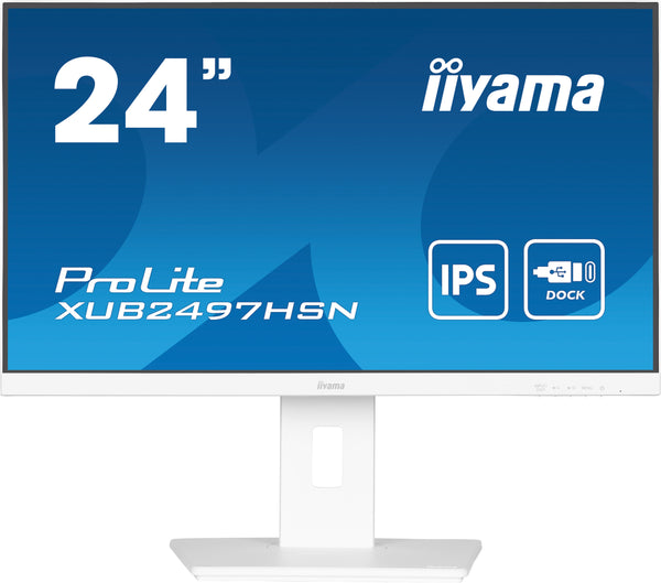 IIYAMA 60,5cm (23,8") XUB2497HSN-W2  16:9 HDMI+DP+USB-C Lift