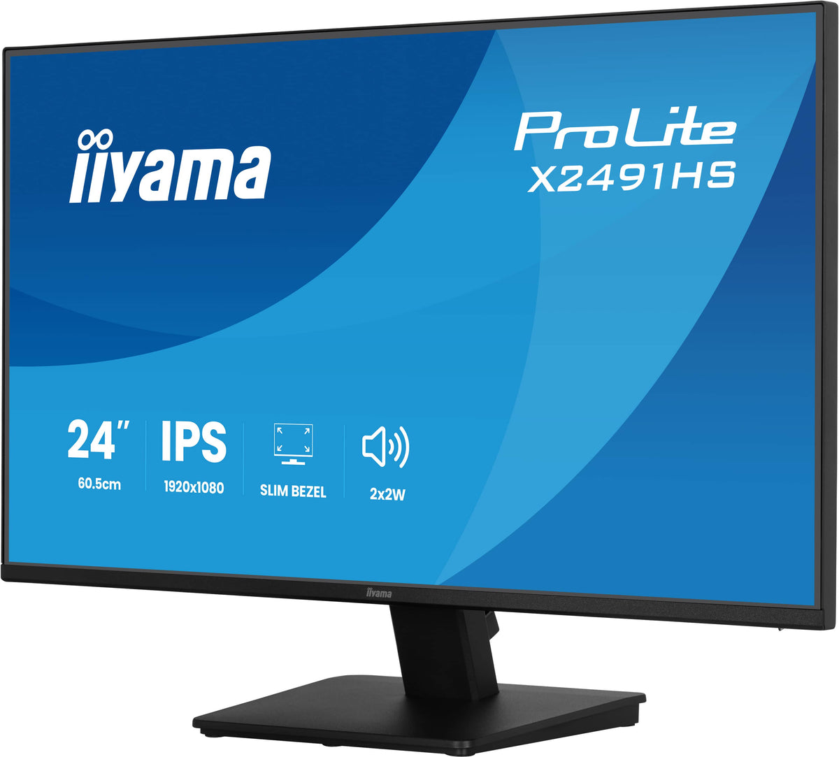 IIYAMA 60,5cm (23,8") X2491HS-B1 16:9 HDMI+DP IPS Speaker