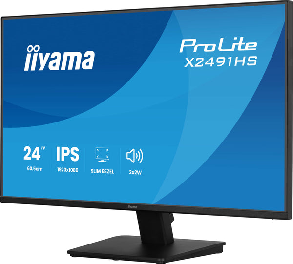 IIYAMA 60,5cm (23,8") X2491HS-B1 16:9 HDMI+DP IPS Speaker