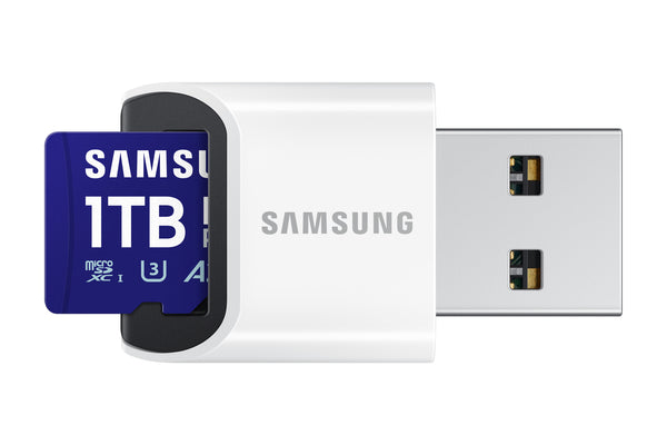 SD MicroSD Card   1TB Samsung SDXC PRO Plus (2023) Reader retail