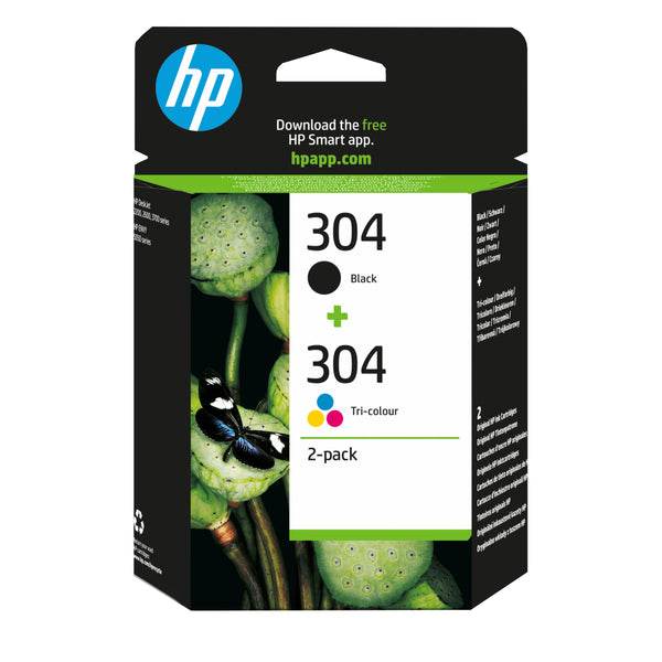 HP 304      Schwarz+Dreifarbig  Tintenpatrone